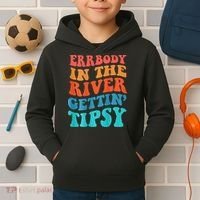 Errbody in the river getting tipsy Kids Hoodie thumb 2