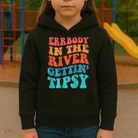 Errbody in the river getting tipsy Kids Hoodie thumb 3