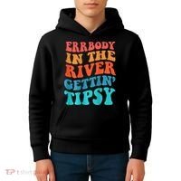 Errbody in the river getting tipsy Kids Hoodie thumb 4