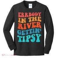Errbody in the river getting tipsy Kids Long Sleeve Shirt thumb 0