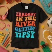 Errbody in the river getting tipsy Kids T-Shirt thumb 3
