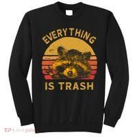 Everything Is Trash Fun Raccoon Picture Camping Hiking Gift Sweatshirt thumb 0