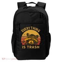 Everything Is Trash Fun Raccoon Picture Camping Hiking Gift Backpack thumb 0