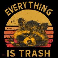 Everything Is Trash Fun Raccoon Picture Camping Hiking Gift Coffee Mug thumb 5