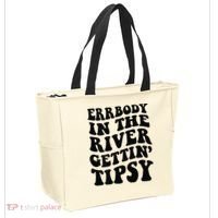 Everybody in the river getting tipsy Tote Bag thumb 2