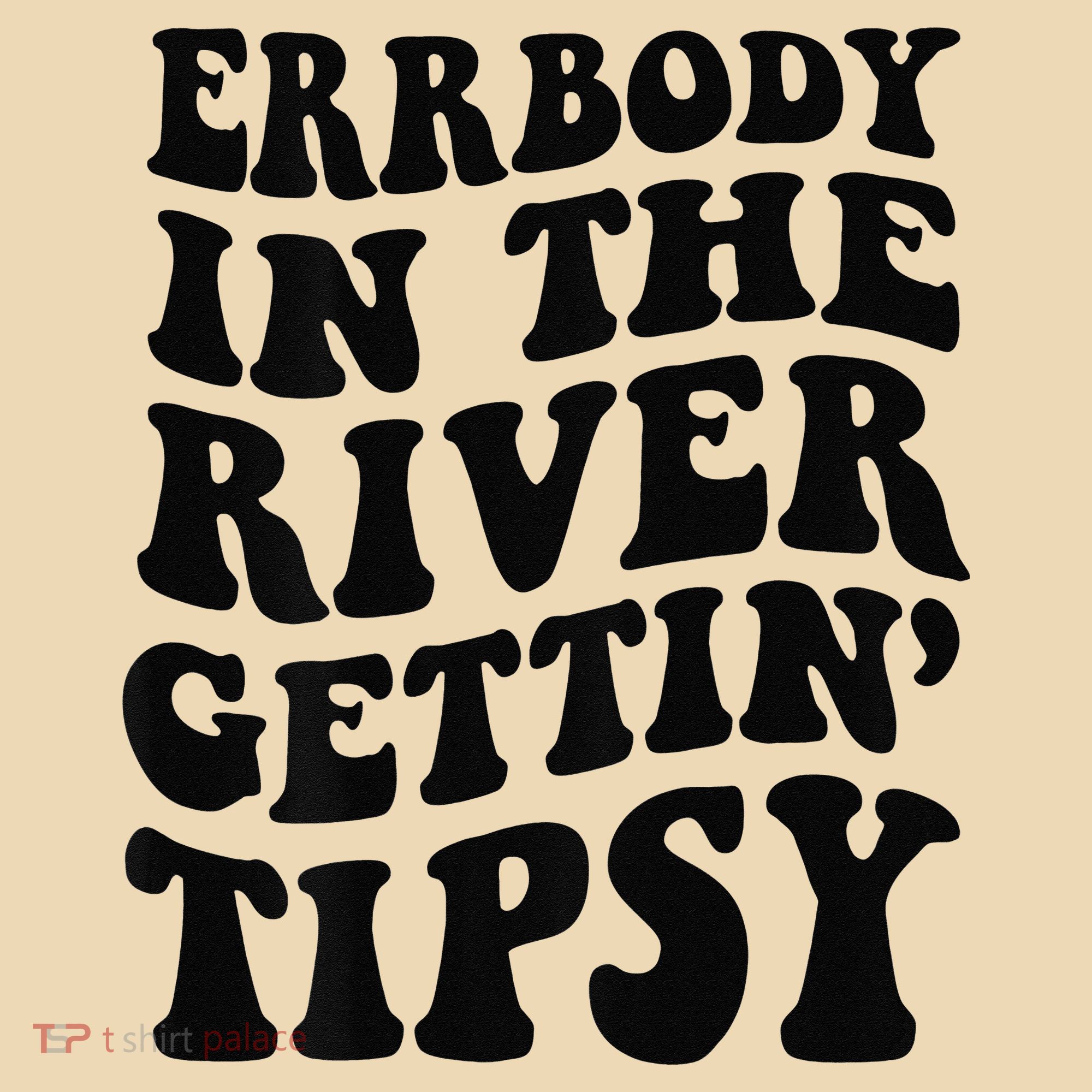 Everybody in the river getting tipsy Tote Bag