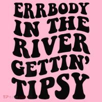 Everybody in the river getting tipsy Coaster thumb 2