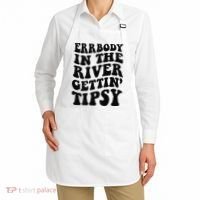 Everybody in the river getting tipsy Apron thumb 2