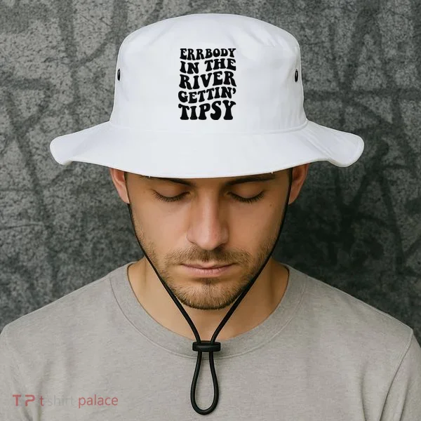 Everybody in the river getting tipsy Bucket Hat