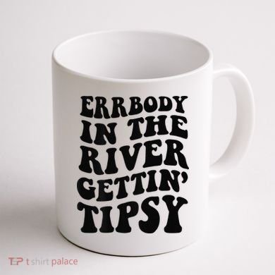 Everybody in the river getting tipsy Coffee Mug back