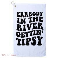 Everybody in the river getting tipsy Golf Towel thumb 0