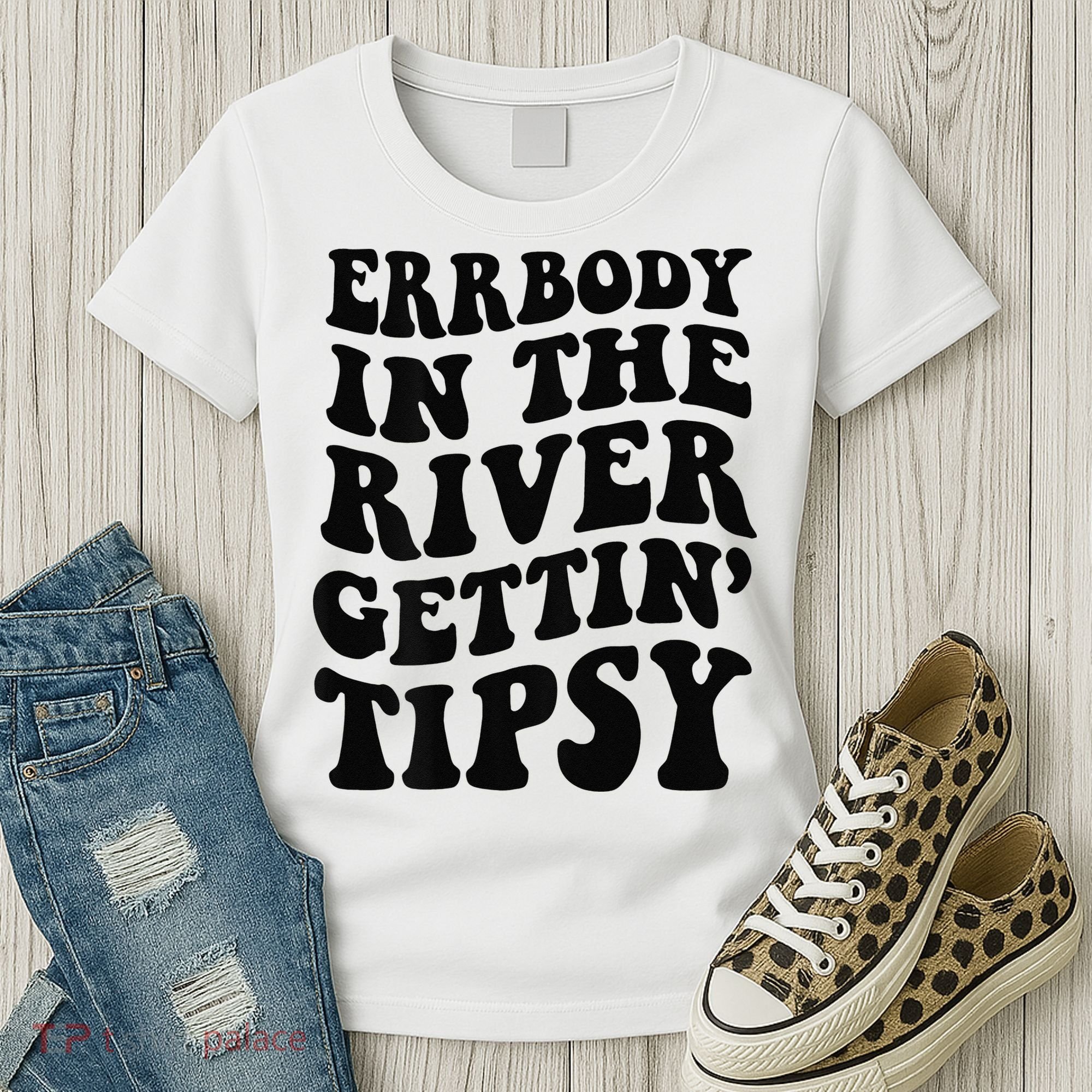 Everybody in the river getting tipsy Women's T-Shirt