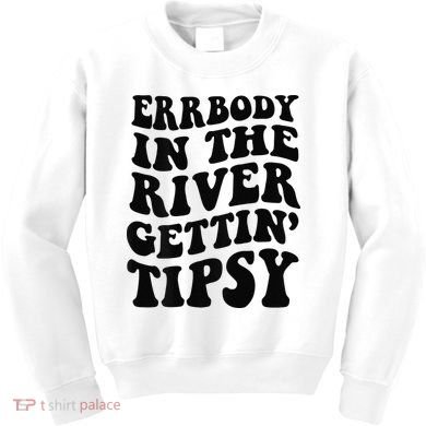 Everybody in the river getting tipsy Kids Sweatshirt