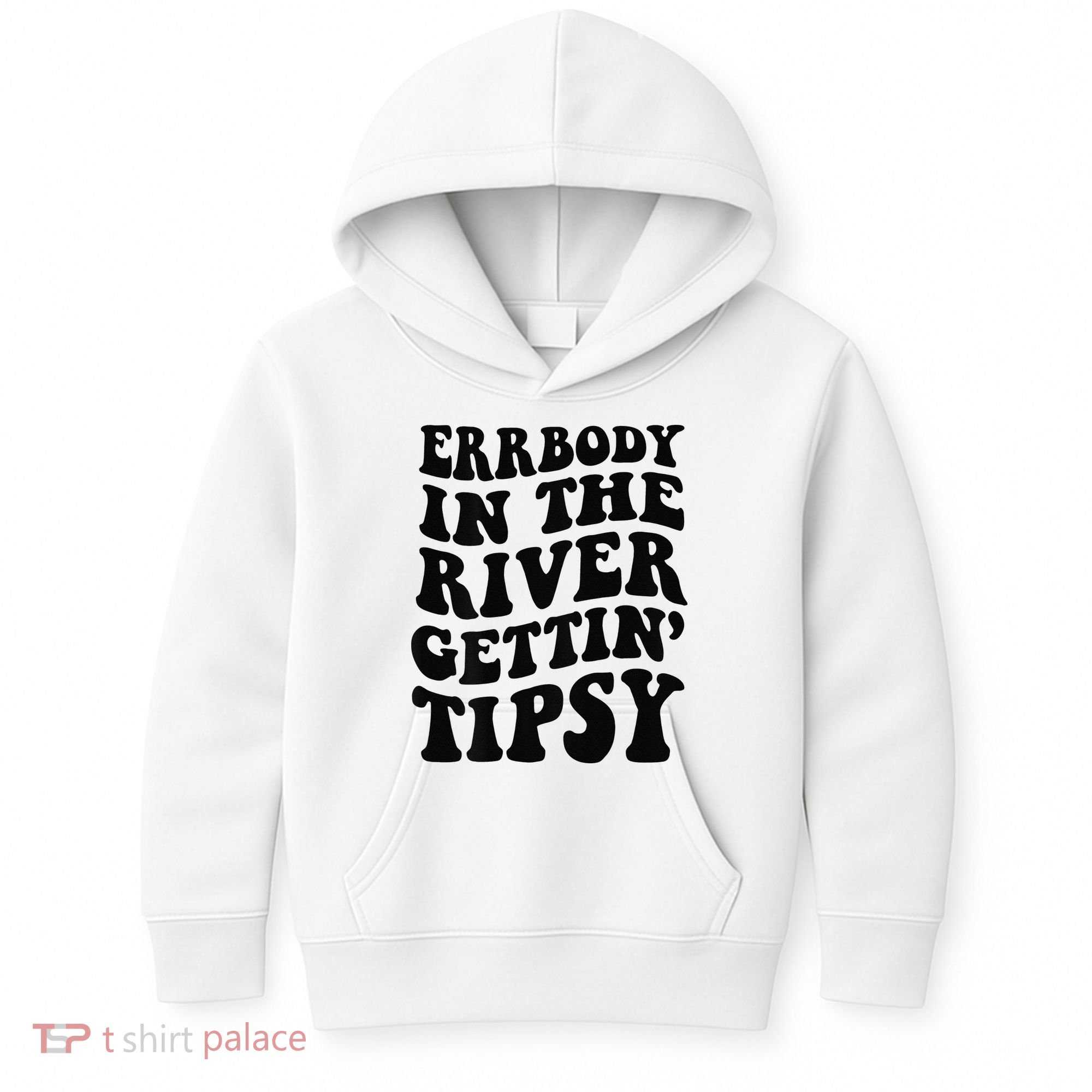 Everybody in the river getting tipsy Kids Hoodie