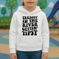 Everybody in the river getting tipsy Kids Hoodie thumb 3