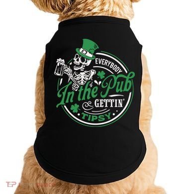 Everybody In The Pub Gettin Tipsy Shenanigans Drinking Doggie Tank