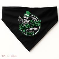 Everybody In The Pub Gettin Tipsy Shenanigans Drinking USA-Made Doggie Bandana thumb 0
