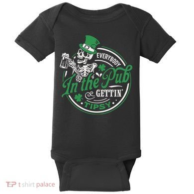 Everybody In The Pub Gettin Tipsy Shenanigans Drinking Baby Bodysuit