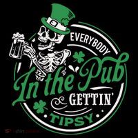 Everybody In The Pub Gettin Tipsy Shenanigans Drinking Women's Long Sleeve Shirt thumb 2