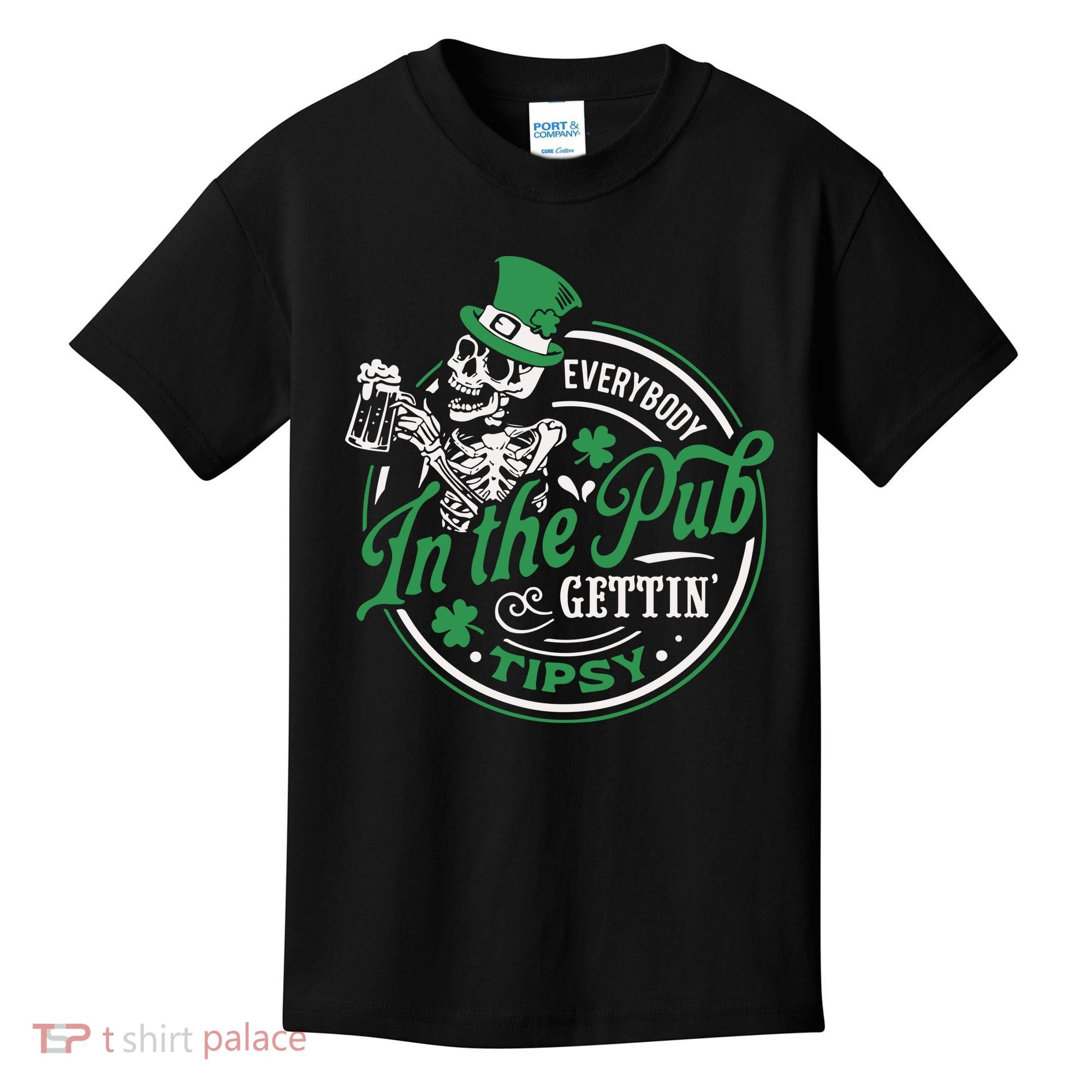 Everybody In The Pub Gettin Tipsy Shenanigans Drinking Kids T-Shirt