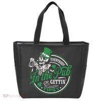 Everybody In The Pub Gettin Tipsy Shenanigans Drinking Tote Bag thumb 0