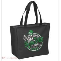 Everybody In The Pub Gettin Tipsy Shenanigans Drinking Tote Bag thumb 2
