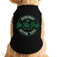 Everybody In The Pub Gettin Tipsy Doggie Tank thumb 0