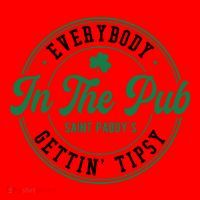 Everybody In The Pub Gettin Tipsy Santa Hat thumb 1