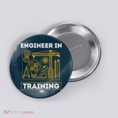 Engineer In Training Future Engineer Holding Engineering Button