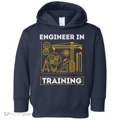 Engineer In Training Future Engineer Holding Engineering Toddler Hoodie