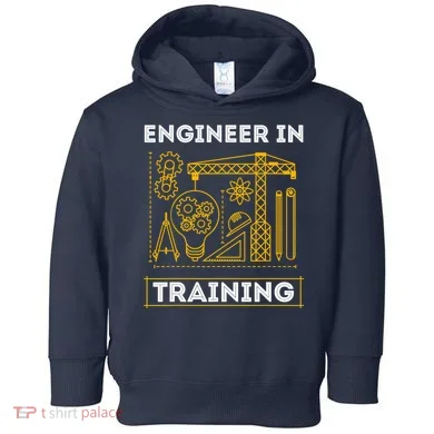 Engineer In Training Future Engineer Holding Engineering Toddler Hoodie