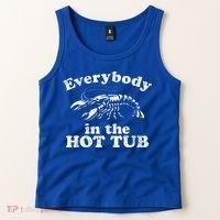 Everybody In The Hot Tub Tank Top thumb 2