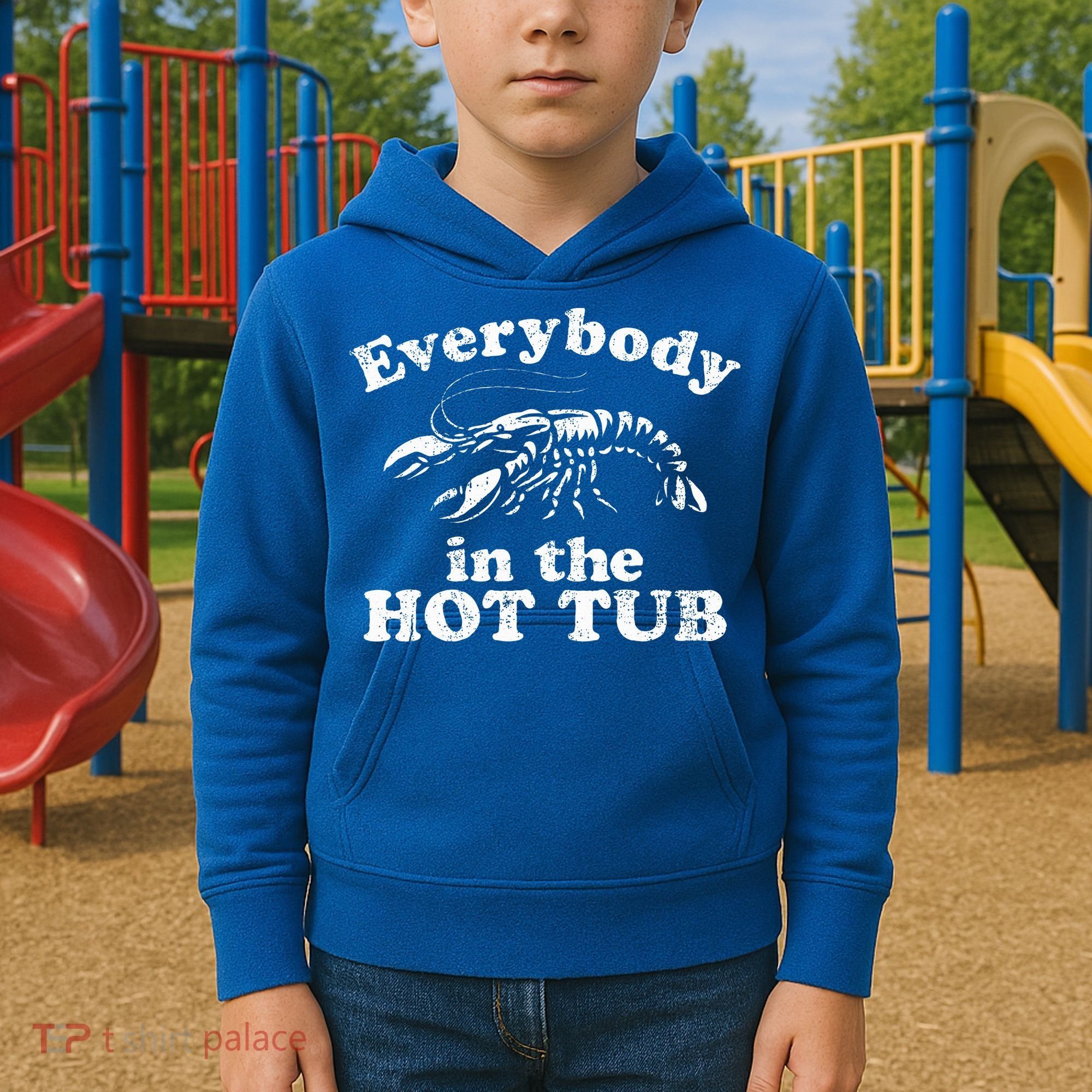 Everybody In The Hot Tub Kids Hoodie