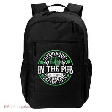 Everybody In The Pub Getting Tipsy St Patricks Day Drinking Backpack