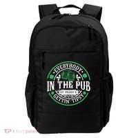 Everybody In The Pub Getting Tipsy St Patricks Day Drinking Backpack thumb 0