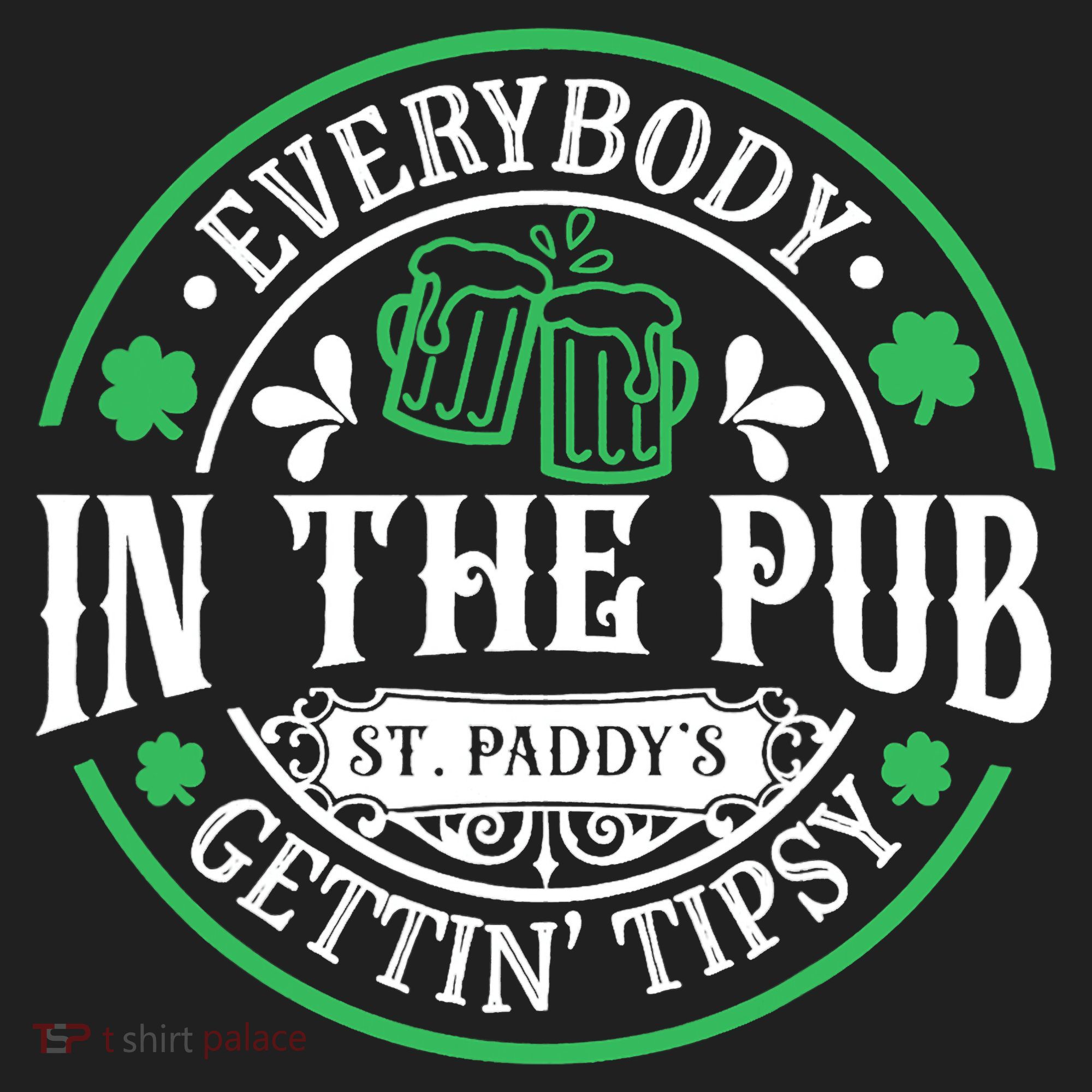 Everybody In The Pub Getting Tipsy St Patricks Day Drinking Beanie