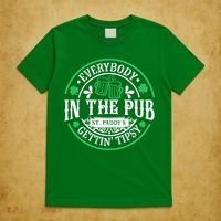 Everybody In The Pub Getting Tipsy St Patricks Day Drinking T-Shirt thumb 5