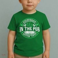 Everybody In The Pub Getting Tipsy St Patricks Day Drinking Toddler T-Shirt thumb 2