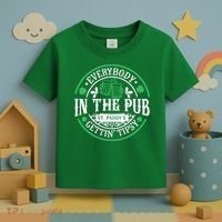 Everybody In The Pub Getting Tipsy St Patricks Day Drinking Toddler T-Shirt thumb 3