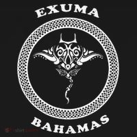 Exuma Islandsbahamas Tribal Stingray Vacation Women's Hoodie thumb 2
