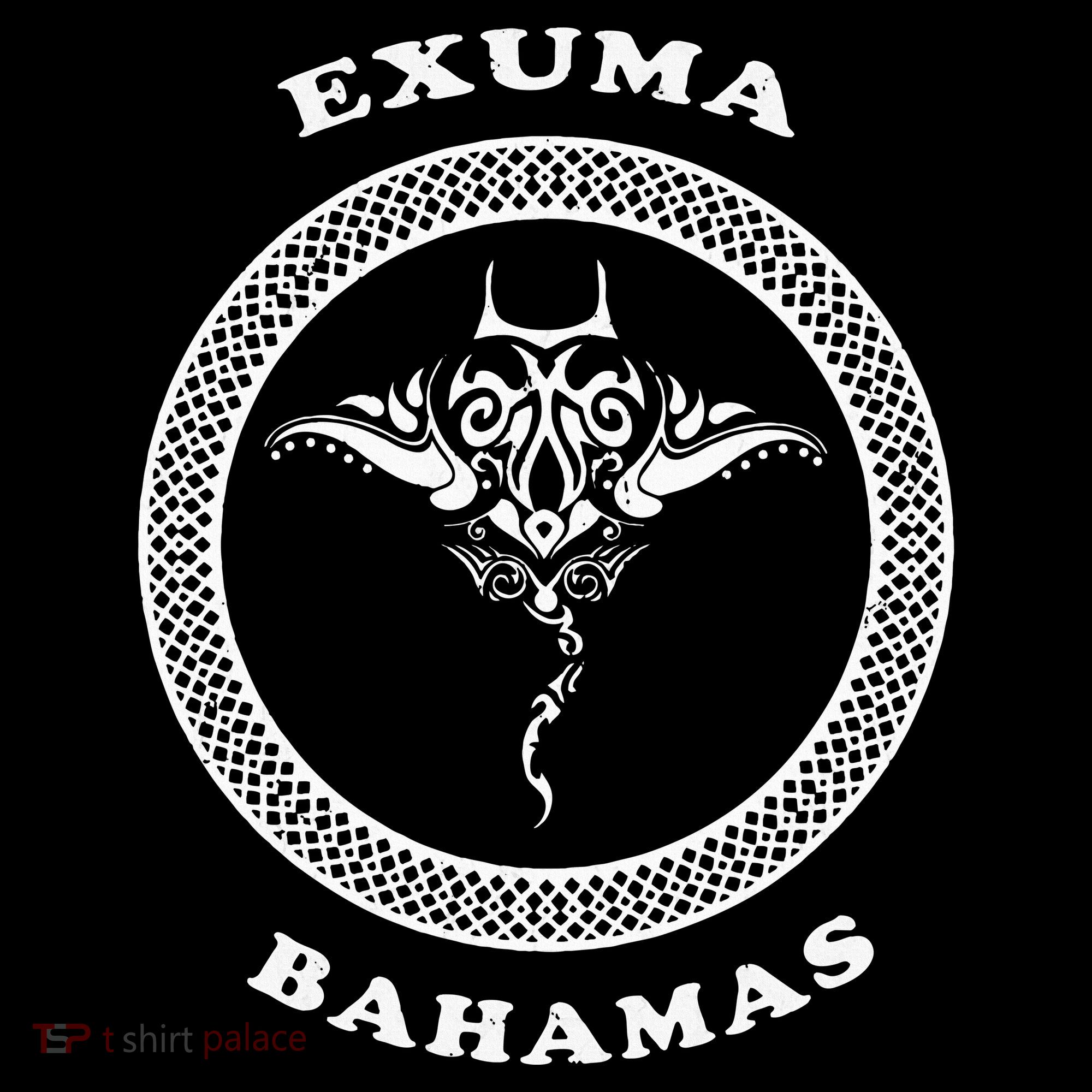 Exuma Islandsbahamas Tribal Stingray Vacation Women's Hoodie