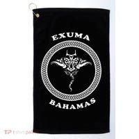 Exuma Islandsbahamas Tribal Stingray Vacation Golf Towel thumb 0