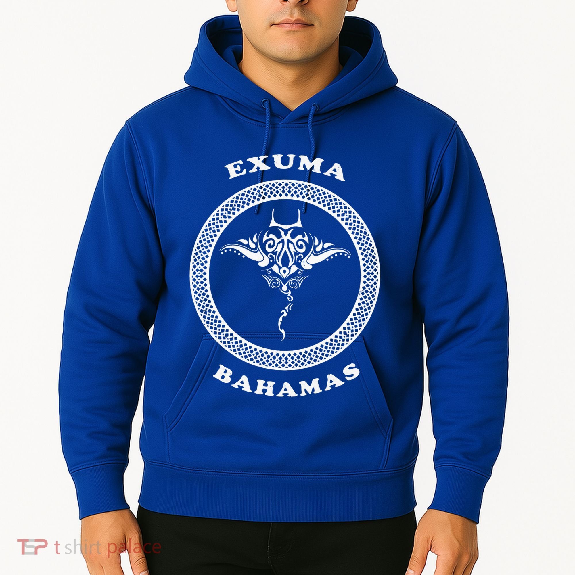 Exuma Islandsbahamas Tribal Stingray Vacation Hoodie