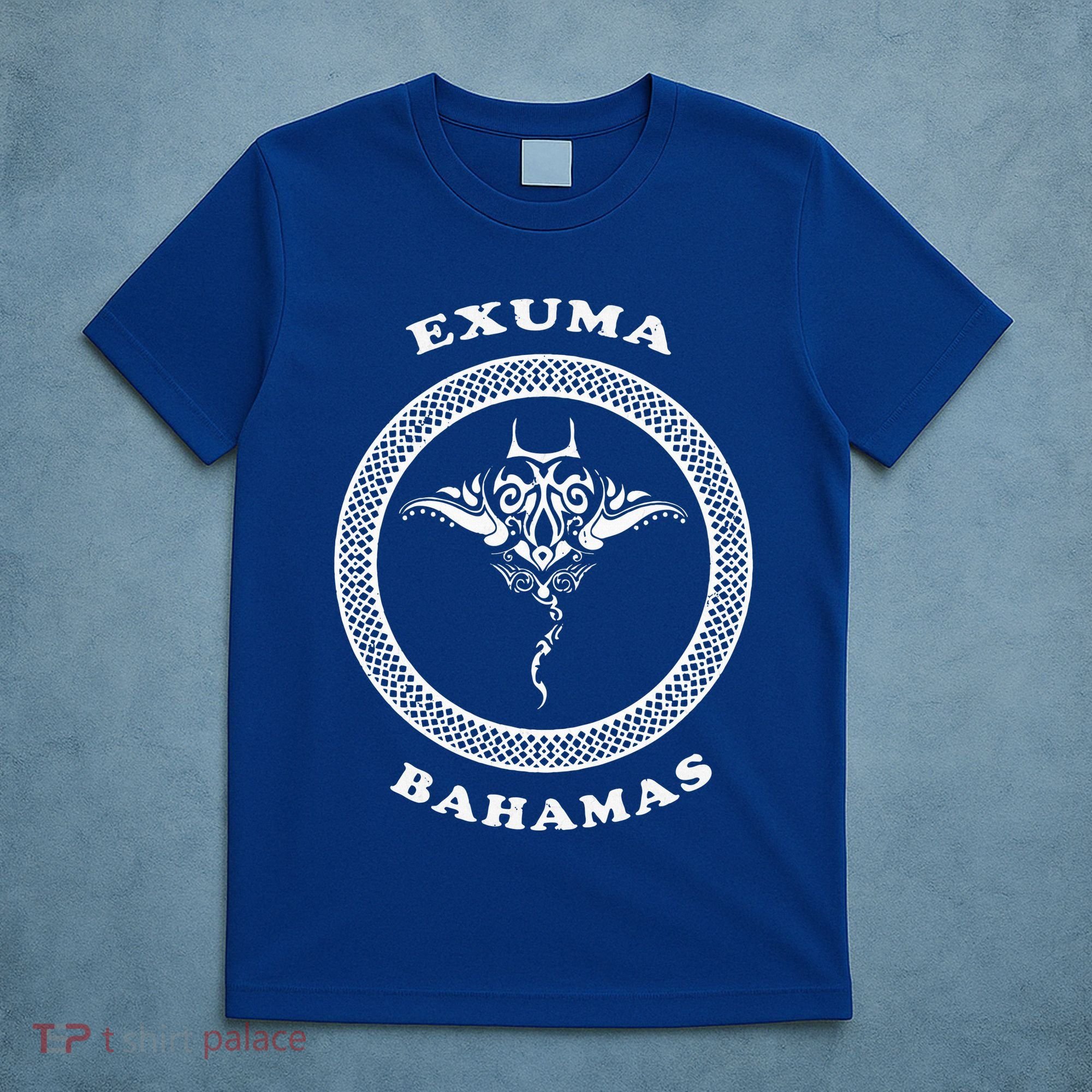 Exuma Islandsbahamas Tribal Stingray Vacation T-Shirt