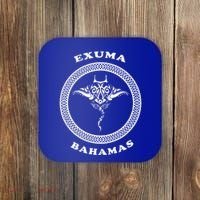 Exuma Islandsbahamas Tribal Stingray Vacation Coaster thumb 0