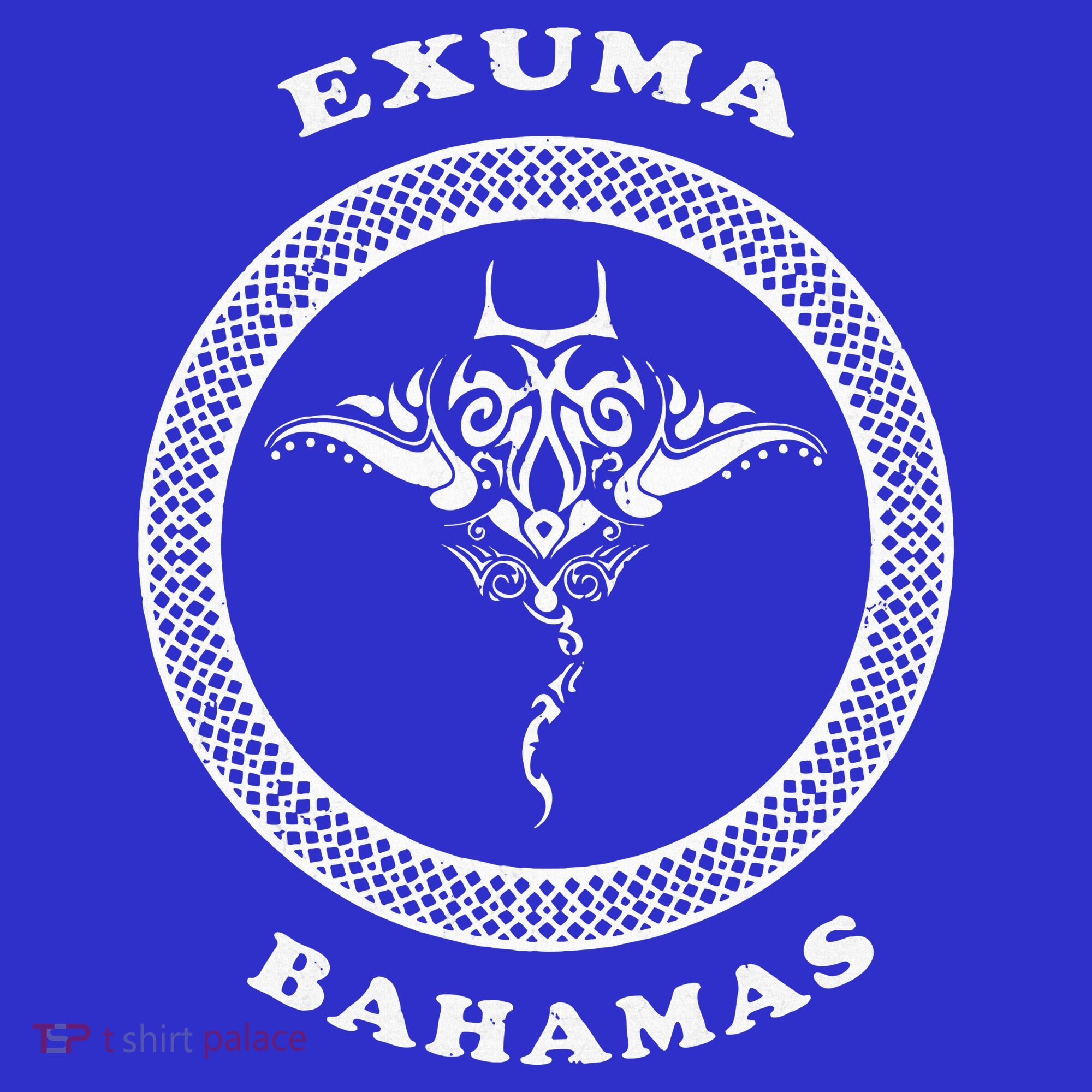 Exuma Islandsbahamas Tribal Stingray Vacation Women's Tank Top