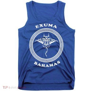 Exuma Islandsbahamas Tribal Stingray Vacation Tank Top