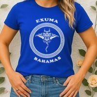 Exuma Islandsbahamas Tribal Stingray Vacation Women's T-Shirt thumb 2