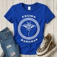 Exuma Islandsbahamas Tribal Stingray Vacation Women's T-Shirt thumb 3
