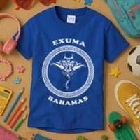 Exuma Islandsbahamas Tribal Stingray Vacation Kids T-Shirt thumb 3